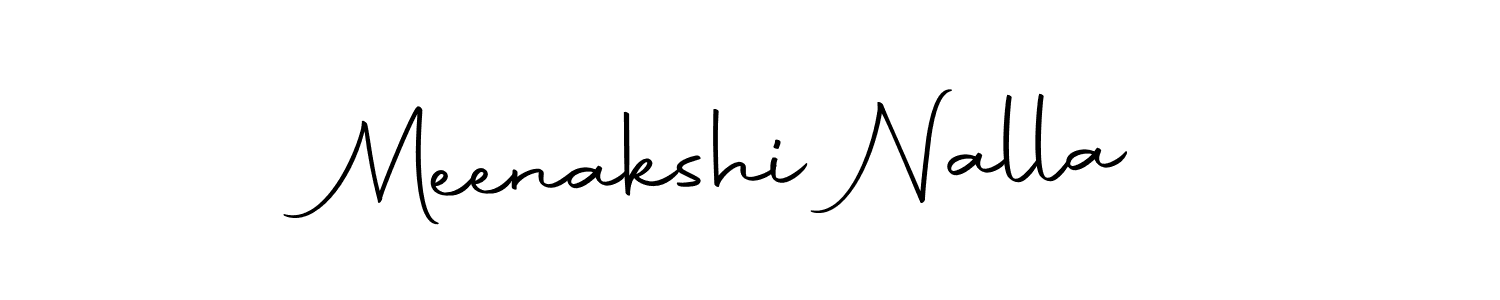 How to make Meenakshi Nalla signature? Autography-DOLnW is a professional autograph style. Create handwritten signature for Meenakshi Nalla name. Meenakshi Nalla signature style 10 images and pictures png