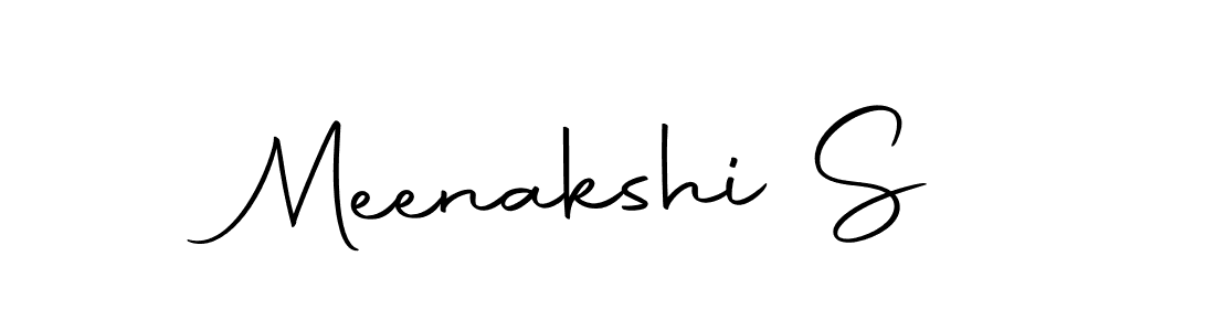 Use a signature maker to create a handwritten signature online. With this signature software, you can design (Autography-DOLnW) your own signature for name Meenakshi S. Meenakshi S signature style 10 images and pictures png