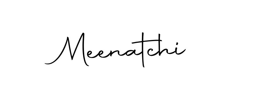 Design your own signature with our free online signature maker. With this signature software, you can create a handwritten (Autography-DOLnW) signature for name Meenatchi. Meenatchi signature style 10 images and pictures png