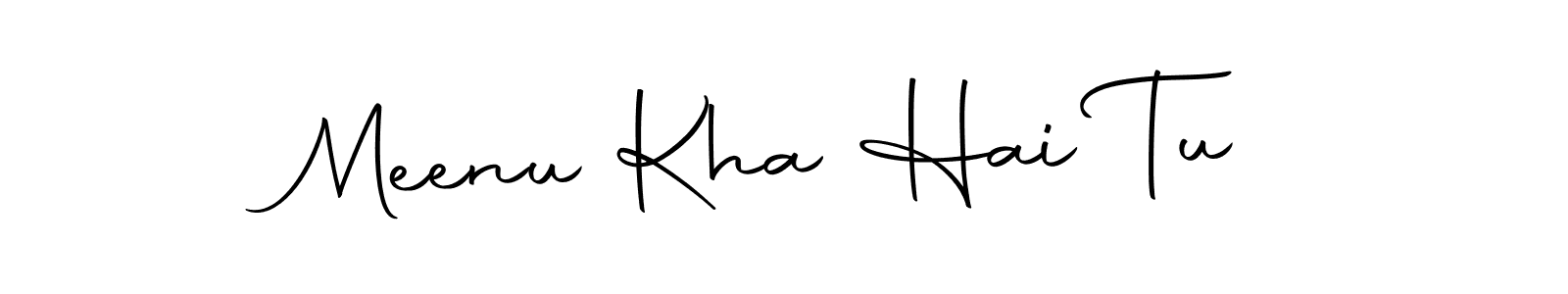 It looks lik you need a new signature style for name Meenu Kha Hai Tu. Design unique handwritten (Autography-DOLnW) signature with our free signature maker in just a few clicks. Meenu Kha Hai Tu signature style 10 images and pictures png