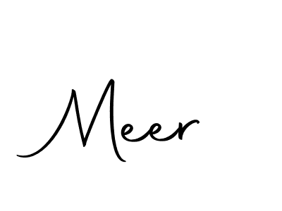 The best way (Autography-DOLnW) to make a short signature is to pick only two or three words in your name. The name Meer include a total of six letters. For converting this name. Meer signature style 10 images and pictures png