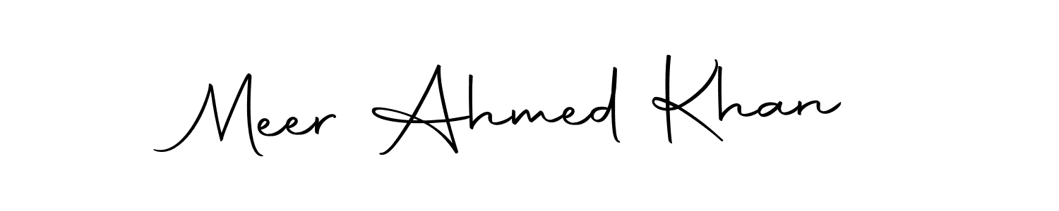 You should practise on your own different ways (Autography-DOLnW) to write your name (Meer Ahmed Khan) in signature. don't let someone else do it for you. Meer Ahmed Khan signature style 10 images and pictures png