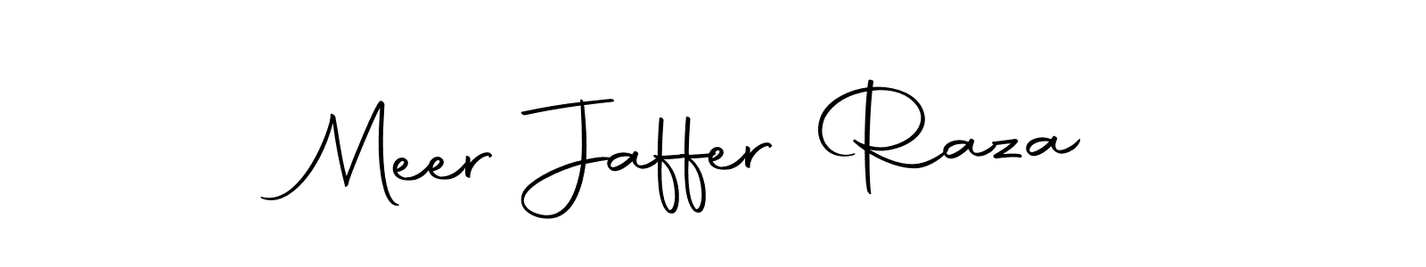 Create a beautiful signature design for name Meer Jaffer Raza. With this signature (Autography-DOLnW) fonts, you can make a handwritten signature for free. Meer Jaffer Raza signature style 10 images and pictures png