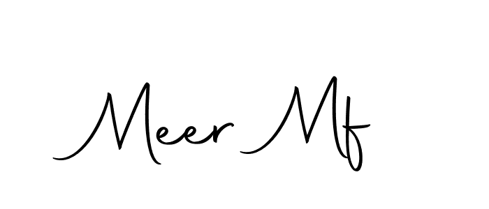 How to make Meer Mf signature? Autography-DOLnW is a professional autograph style. Create handwritten signature for Meer Mf name. Meer Mf signature style 10 images and pictures png