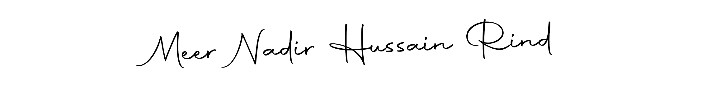 Design your own signature with our free online signature maker. With this signature software, you can create a handwritten (Autography-DOLnW) signature for name Meer Nadir Hussain Rind. Meer Nadir Hussain Rind signature style 10 images and pictures png