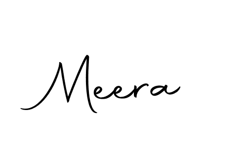 Use a signature maker to create a handwritten signature online. With this signature software, you can design (Autography-DOLnW) your own signature for name Meera. Meera signature style 10 images and pictures png