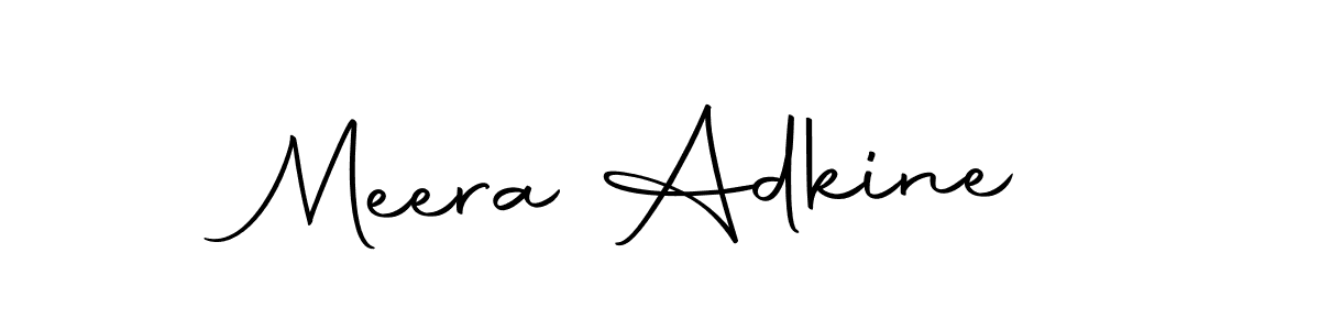 Make a beautiful signature design for name Meera Adkine. With this signature (Autography-DOLnW) style, you can create a handwritten signature for free. Meera Adkine signature style 10 images and pictures png