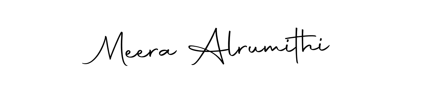 How to make Meera Alrumithi signature? Autography-DOLnW is a professional autograph style. Create handwritten signature for Meera Alrumithi name. Meera Alrumithi signature style 10 images and pictures png