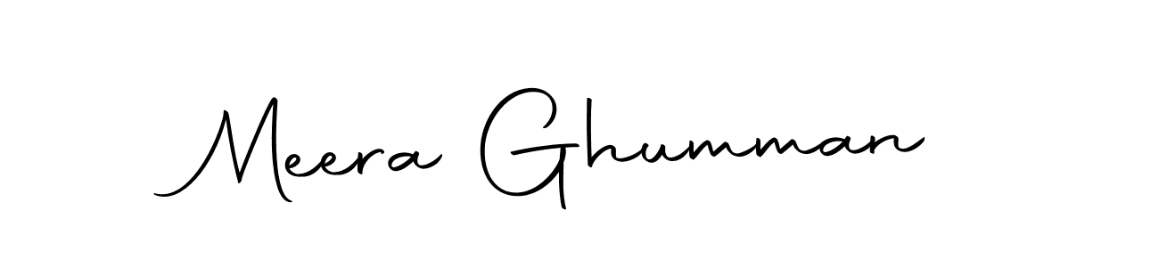 Use a signature maker to create a handwritten signature online. With this signature software, you can design (Autography-DOLnW) your own signature for name Meera Ghumman. Meera Ghumman signature style 10 images and pictures png