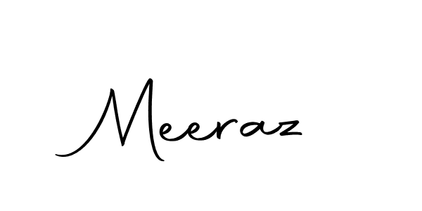 Make a beautiful signature design for name Meeraz. With this signature (Autography-DOLnW) style, you can create a handwritten signature for free. Meeraz signature style 10 images and pictures png