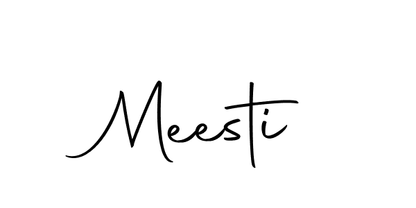 You can use this online signature creator to create a handwritten signature for the name Meesti. This is the best online autograph maker. Meesti signature style 10 images and pictures png