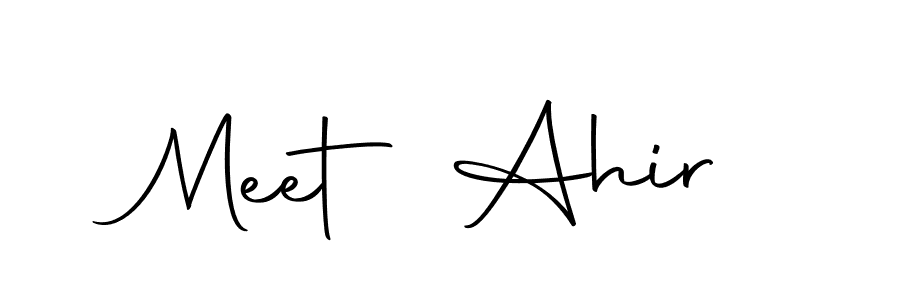 Also we have Meet Ahir name is the best signature style. Create professional handwritten signature collection using Autography-DOLnW autograph style. Meet Ahir signature style 10 images and pictures png