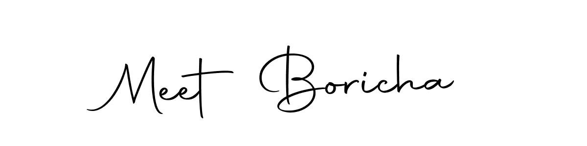 Here are the top 10 professional signature styles for the name Meet Boricha. These are the best autograph styles you can use for your name. Meet Boricha signature style 10 images and pictures png