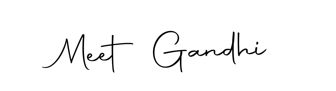 Meet Gandhi stylish signature style. Best Handwritten Sign (Autography-DOLnW) for my name. Handwritten Signature Collection Ideas for my name Meet Gandhi. Meet Gandhi signature style 10 images and pictures png