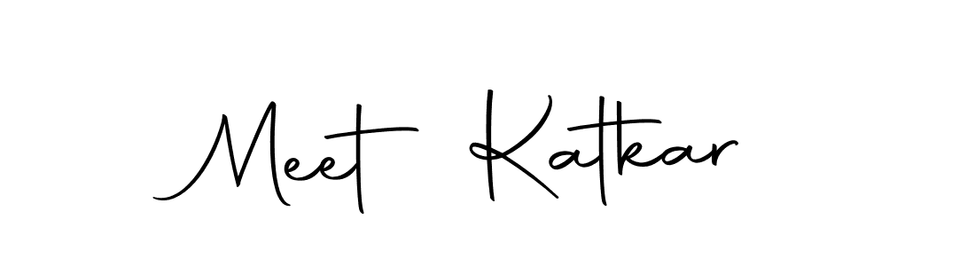 Design your own signature with our free online signature maker. With this signature software, you can create a handwritten (Autography-DOLnW) signature for name Meet Katkar. Meet Katkar signature style 10 images and pictures png