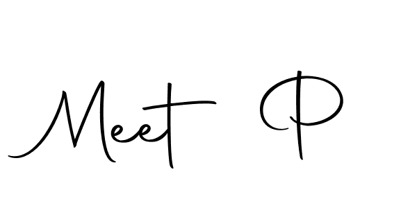 Make a beautiful signature design for name Meet P. With this signature (Autography-DOLnW) style, you can create a handwritten signature for free. Meet P signature style 10 images and pictures png