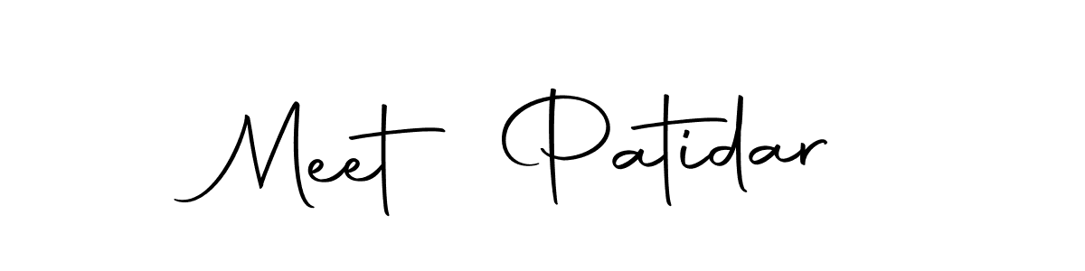 Meet Patidar stylish signature style. Best Handwritten Sign (Autography-DOLnW) for my name. Handwritten Signature Collection Ideas for my name Meet Patidar. Meet Patidar signature style 10 images and pictures png