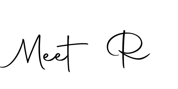 Make a beautiful signature design for name Meet R. Use this online signature maker to create a handwritten signature for free. Meet R signature style 10 images and pictures png