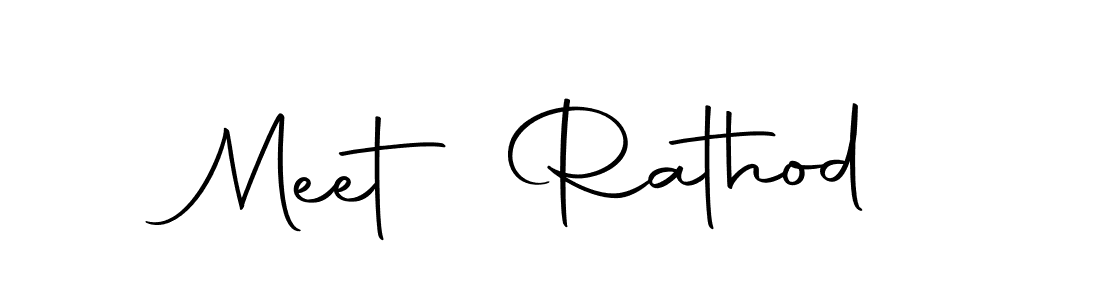 Use a signature maker to create a handwritten signature online. With this signature software, you can design (Autography-DOLnW) your own signature for name Meet Rathod. Meet Rathod signature style 10 images and pictures png