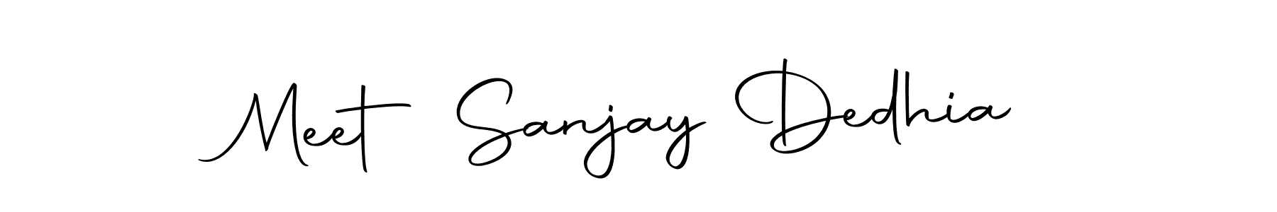 The best way (Autography-DOLnW) to make a short signature is to pick only two or three words in your name. The name Meet Sanjay Dedhia include a total of six letters. For converting this name. Meet Sanjay Dedhia signature style 10 images and pictures png
