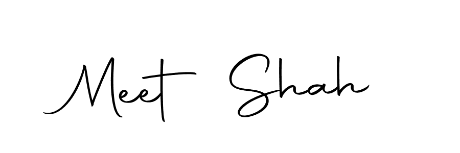 How to make Meet Shah name signature. Use Autography-DOLnW style for creating short signs online. This is the latest handwritten sign. Meet Shah signature style 10 images and pictures png