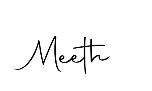 Make a beautiful signature design for name Meeth. With this signature (Autography-DOLnW) style, you can create a handwritten signature for free. Meeth signature style 10 images and pictures png