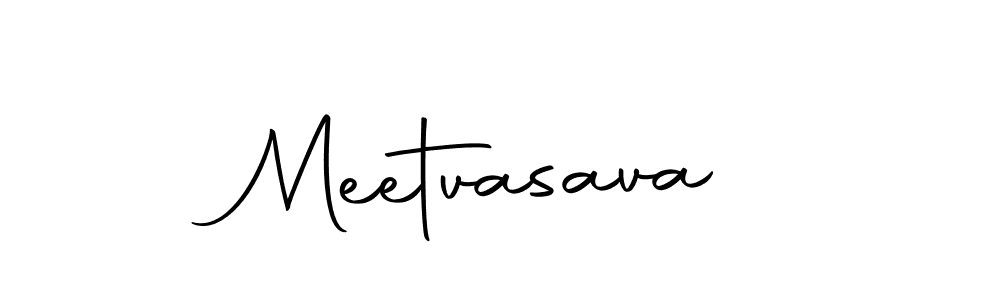 Design your own signature with our free online signature maker. With this signature software, you can create a handwritten (Autography-DOLnW) signature for name Meetvasava. Meetvasava signature style 10 images and pictures png