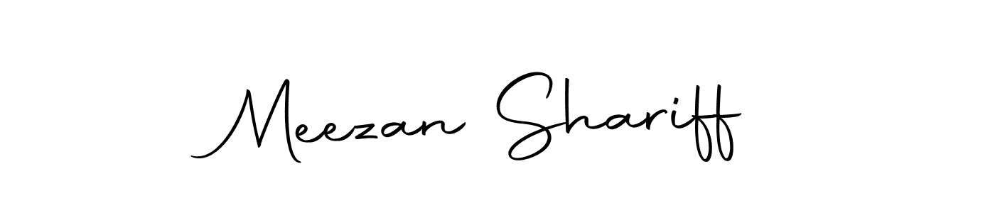 Make a beautiful signature design for name Meezan Shariff. With this signature (Autography-DOLnW) style, you can create a handwritten signature for free. Meezan Shariff signature style 10 images and pictures png