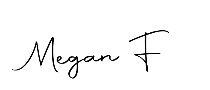 Use a signature maker to create a handwritten signature online. With this signature software, you can design (Autography-DOLnW) your own signature for name Megan F. Megan F signature style 10 images and pictures png