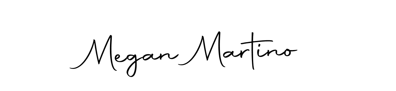 How to make Megan Martino name signature. Use Autography-DOLnW style for creating short signs online. This is the latest handwritten sign. Megan Martino signature style 10 images and pictures png