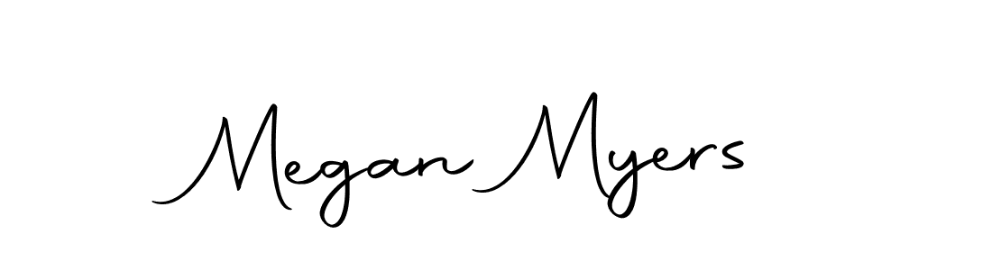 Create a beautiful signature design for name Megan Myers. With this signature (Autography-DOLnW) fonts, you can make a handwritten signature for free. Megan Myers signature style 10 images and pictures png
