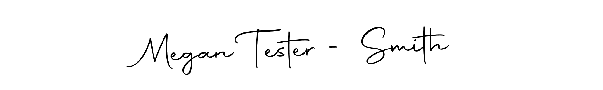 How to make Megan Tester - Smith signature? Autography-DOLnW is a professional autograph style. Create handwritten signature for Megan Tester - Smith name. Megan Tester - Smith signature style 10 images and pictures png