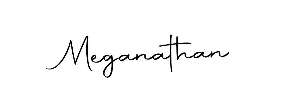 Use a signature maker to create a handwritten signature online. With this signature software, you can design (Autography-DOLnW) your own signature for name Meganathan. Meganathan signature style 10 images and pictures png