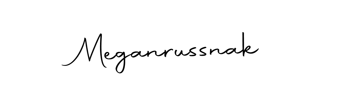 How to make Meganrussnak signature? Autography-DOLnW is a professional autograph style. Create handwritten signature for Meganrussnak name. Meganrussnak signature style 10 images and pictures png