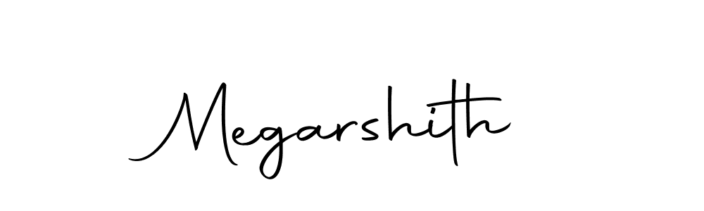 Use a signature maker to create a handwritten signature online. With this signature software, you can design (Autography-DOLnW) your own signature for name Megarshith. Megarshith signature style 10 images and pictures png