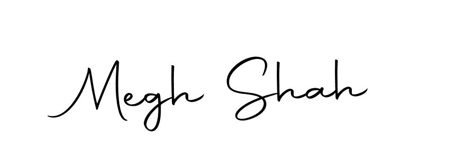 Make a beautiful signature design for name Megh Shah. With this signature (Autography-DOLnW) style, you can create a handwritten signature for free. Megh Shah signature style 10 images and pictures png