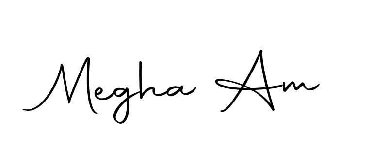 Megha Am stylish signature style. Best Handwritten Sign (Autography-DOLnW) for my name. Handwritten Signature Collection Ideas for my name Megha Am. Megha Am signature style 10 images and pictures png