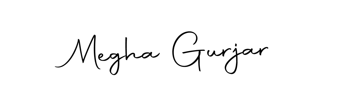 Also we have Megha Gurjar name is the best signature style. Create professional handwritten signature collection using Autography-DOLnW autograph style. Megha Gurjar signature style 10 images and pictures png
