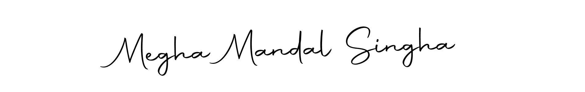 How to make Megha Mandal Singha signature? Autography-DOLnW is a professional autograph style. Create handwritten signature for Megha Mandal Singha name. Megha Mandal Singha signature style 10 images and pictures png