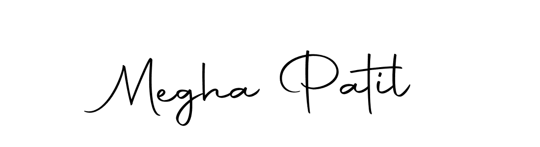 Make a beautiful signature design for name Megha Patil. With this signature (Autography-DOLnW) style, you can create a handwritten signature for free. Megha Patil signature style 10 images and pictures png