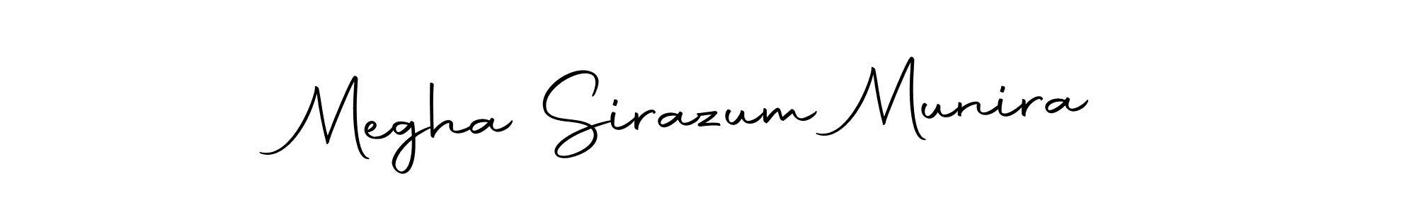 You should practise on your own different ways (Autography-DOLnW) to write your name (Megha Sirazum Munira) in signature. don't let someone else do it for you. Megha Sirazum Munira signature style 10 images and pictures png