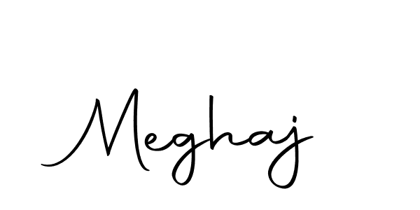 Create a beautiful signature design for name Meghaj. With this signature (Autography-DOLnW) fonts, you can make a handwritten signature for free. Meghaj signature style 10 images and pictures png