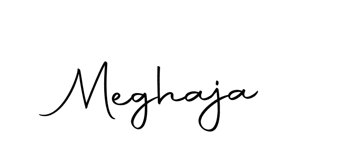 You should practise on your own different ways (Autography-DOLnW) to write your name (Meghaja) in signature. don't let someone else do it for you. Meghaja signature style 10 images and pictures png