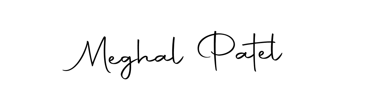 Meghal Patel stylish signature style. Best Handwritten Sign (Autography-DOLnW) for my name. Handwritten Signature Collection Ideas for my name Meghal Patel. Meghal Patel signature style 10 images and pictures png