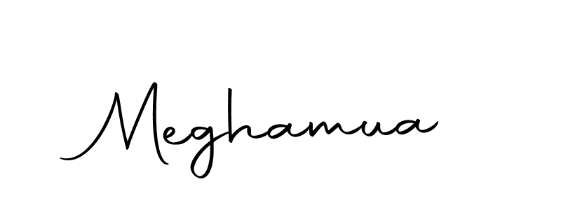 How to make Meghamua signature? Autography-DOLnW is a professional autograph style. Create handwritten signature for Meghamua name. Meghamua signature style 10 images and pictures png