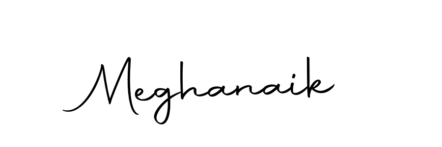 Design your own signature with our free online signature maker. With this signature software, you can create a handwritten (Autography-DOLnW) signature for name Meghanaik. Meghanaik signature style 10 images and pictures png