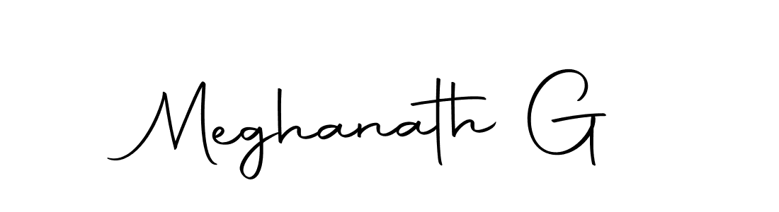 How to make Meghanath G name signature. Use Autography-DOLnW style for creating short signs online. This is the latest handwritten sign. Meghanath G signature style 10 images and pictures png