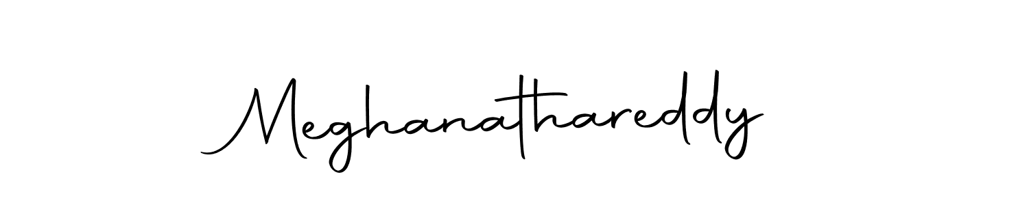Design your own signature with our free online signature maker. With this signature software, you can create a handwritten (Autography-DOLnW) signature for name Meghanathareddy. Meghanathareddy signature style 10 images and pictures png