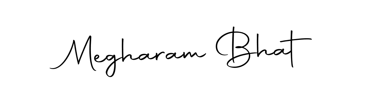 Use a signature maker to create a handwritten signature online. With this signature software, you can design (Autography-DOLnW) your own signature for name Megharam Bhat. Megharam Bhat signature style 10 images and pictures png