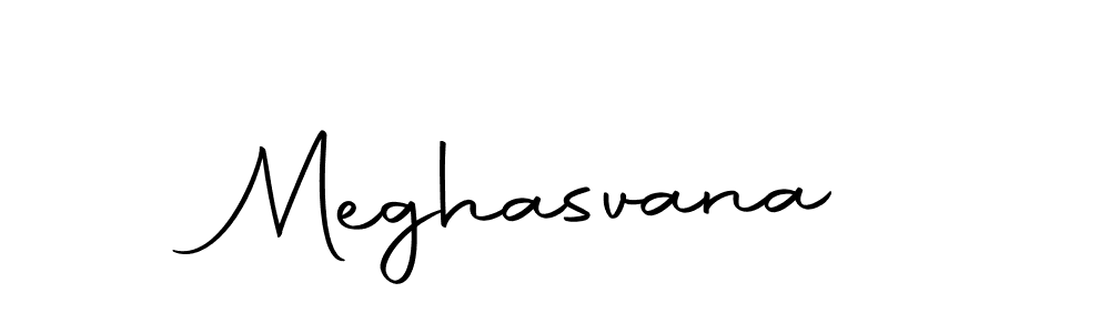 Create a beautiful signature design for name Meghasvana. With this signature (Autography-DOLnW) fonts, you can make a handwritten signature for free. Meghasvana signature style 10 images and pictures png